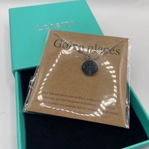 Lcherry Going Places Compass Necklace